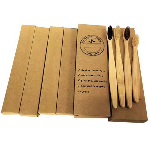 Natural Bamboo Eco Wooden Toothbrush