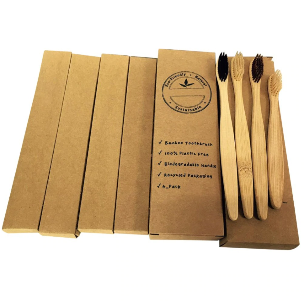 Natural Bamboo Eco Wooden Toothbrush